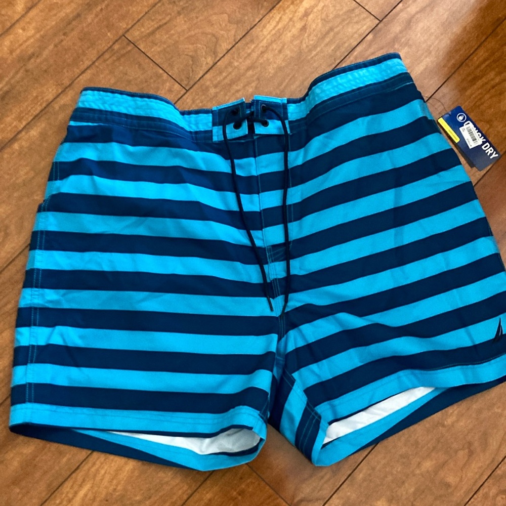 NWT MENS SWIM XL. NAUTICAL